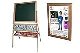 Eichhorn-Magnet Standtafel, Kindertafel mit 48 Magnetbuchstaben, 10...