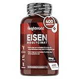 Eisentabletten - 400 Tabletten - Für Immunsystem, Energiestoffwechsel &...