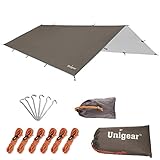 Unigear Regen-Abdeckplane, Tarp Rain Fly, Zeltdach, wasserdicht,...