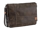 camel active Laos Herren Schultertasche Messenger Bag Groß Braun