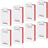 FAYAHAR 8 Stück Klebehalter Kurz für Klemmfix Rollo, Klemmhalter für...