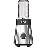 AEG MiniMixer SB 2900 Standmixer / 1x 600 ml und 2x 300 ml Tritan-Flaschen...