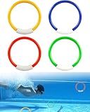 TPZORJX 4 pcs Tauchspielzeug für Kinder, Unterwasser Tauchringe,...