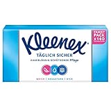 Kleenex Täglich Sicher Taschentücher-Box, 3-lagig, Für den täglichen...