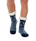 WYTartist kuschelsocken für Herren Warme Winter Thermosocken mit...