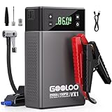 GOOLOO VX1 2500A Starthilfe Powerbank mit Kompressor, Supersafe 12V Auto...