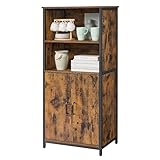VASAGLE Küchenschrank, Bücherregal, 2 offene Fächer, Schrank mit...