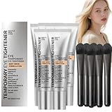 Temporäre Augenstraffungscreme mit Pinsel - Anti-Aging Augencreme für...