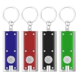 flintronic Mini-LED-Schlüsselanhänger-Taschenlampe, 4PCS Mini LED Kleine...