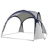 Outsunny Event Shelter 3,5 x 3,5m Pavillon mit Haken Tür Wasserabweisend...