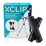 XCLIP Unterarm-Krückenhalter Unterwegs - Leichter, tragbarer 20-22,6 mm...