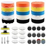 Zosenyer 80mm Polieraufsatz Akkuschrauber, 88 Stück Polierschwamm Auto...
