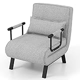 RELAX4LIFE Schlafsessel 4 in 1, Schlafsofa mit Bettfunktion, Klappsessel...