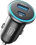 INIU 66W Zigarettenanzünder USB C, 12V USB Adapter Auto [36W PD & 30W...