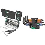 Wera 05004183001 Bicycle Set 3 A & 05133164001 950/9 Hex-Plus Multicolour 2...