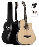 Rocktile WSD-5C-NT Slim Line Westerngitarren Set - Dreadnought Akustik...