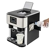 WindWilder 3-in-1 Eismaschine 34x45.5x45.5cm, Ewürfelmaschine mit Crushed...