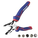 WORKPRO Kombizange 200mm Multifunktionale Universalzange mit vertikalen...