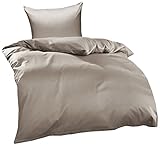 Bettwaesche-mit-Stil Mako Interlock Jersey Bettwäsche Garnitur...