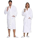ZOLLNER Bademantel lang - hautfreundlich und super saugstark - für Damen...
