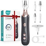 COSLUS Elektrische Nagelfeile Tragbar Kabellos: 5-in-1 Professionelle...