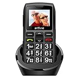 artfone C1+ Mobile Seniorenhandy ohne Vertrag | Dual SIM mit Notruftaste |...