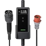 dé Mobile Wallbox/Ladestation 11kW [6m|3-phasig|6-16A] mit Einstellbarer...