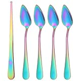 Grapefruitlöffel 5-Teiliges Set 4 Grapefruitlöffel aus Edelstahl und 1...