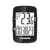 COOSPO BC26 GPS Fahrradcomputer Kabellos Bluetooth5.0/ ANT+, IP67...