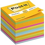 Post-it Notes Würfel, Ultra-Farben, 450 Blatt, 76 mm x 76 mm -...