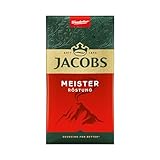 Jacobs Filterkaffee Meisterröstung, dunkle Röstung, Kaffee gemahlen,...
