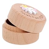 HONITANO Holz Teeth Keepsake Box mit Extra Großem Fassungsvermögen...