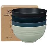 Greentainer Schüssel 24 OZ Müslischalen/Salatschalen, 4er 710ml...