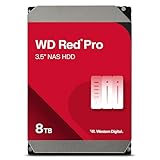 WD Red Pro interne Festplatte 8 TB (3,5 Zoll, NAS Festplatte, 7.200 U/min,...
