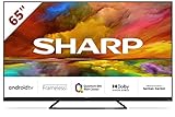 SHARP 65EQ3EA Android TV 164 cm (65 Zoll) 4K Ultra HD Android TV (Smart TV...