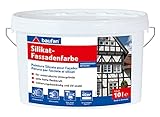 Baufan Silikatfassadenfarbe 10 Liter weiss innen und aussen