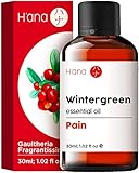 H’ana Wintergrünes ätherisches Öl gegen Schmerzen – 100% reine und...