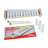 Sopran-Glockenspiel inkl. 3 Halbtöne Sopranmetallophon | Wiemann...