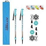 FitTrek Wanderstöcke Kinder - Trekkingstöcke - Walking Stöcke Teleskop -...