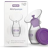 Mochi Freihändige Silikon Milchpumpe – Manuelles Pumpen der Milch mit...