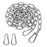 FTXanty Kette Edelstahl Stahlkette 3mm 1.5m Kettenglieder Edelstahl Ketten...