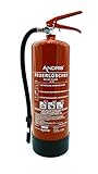 ANDRIS® Feuerlöscher 6kg ABC Pulver mit Manometer EN3 inkl. Wandhalterung...