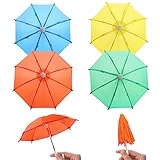 4 Stückke Mini Regenschirm Spielzug Mini Rainy Regenschirm Modell...