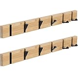 ANVODE 2 Stück Garderobenhaken Wandmontierter, Kleiderhaken...