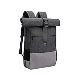 EverVanz Laptop-Rucksack, Damen & Herren Roll Top Wasserdichter...