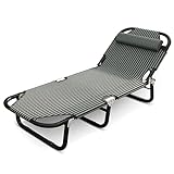 WANGCEPLSD Feldbett, Camping Bett, Reisebett Erwachsene, Foldable Bed für...