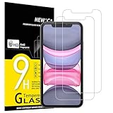 NEW'C 2 Stück für iPhone 11 und iPhone XR für Panzerglas, Frei von...