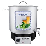 Bielmeier Maischekessel 2000 Watt 29 Liter Deckel Edelstahl Auslaufhahn...