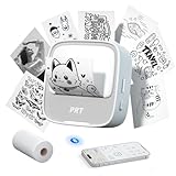 prt S1 Mini Drucker - Aufkleber Tragbarer Thermodrucker Tintenloser...