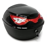 Top Case 22L schwarz Motorradkoffer Helmkoffer Roller Motorrad Rollerkoffer